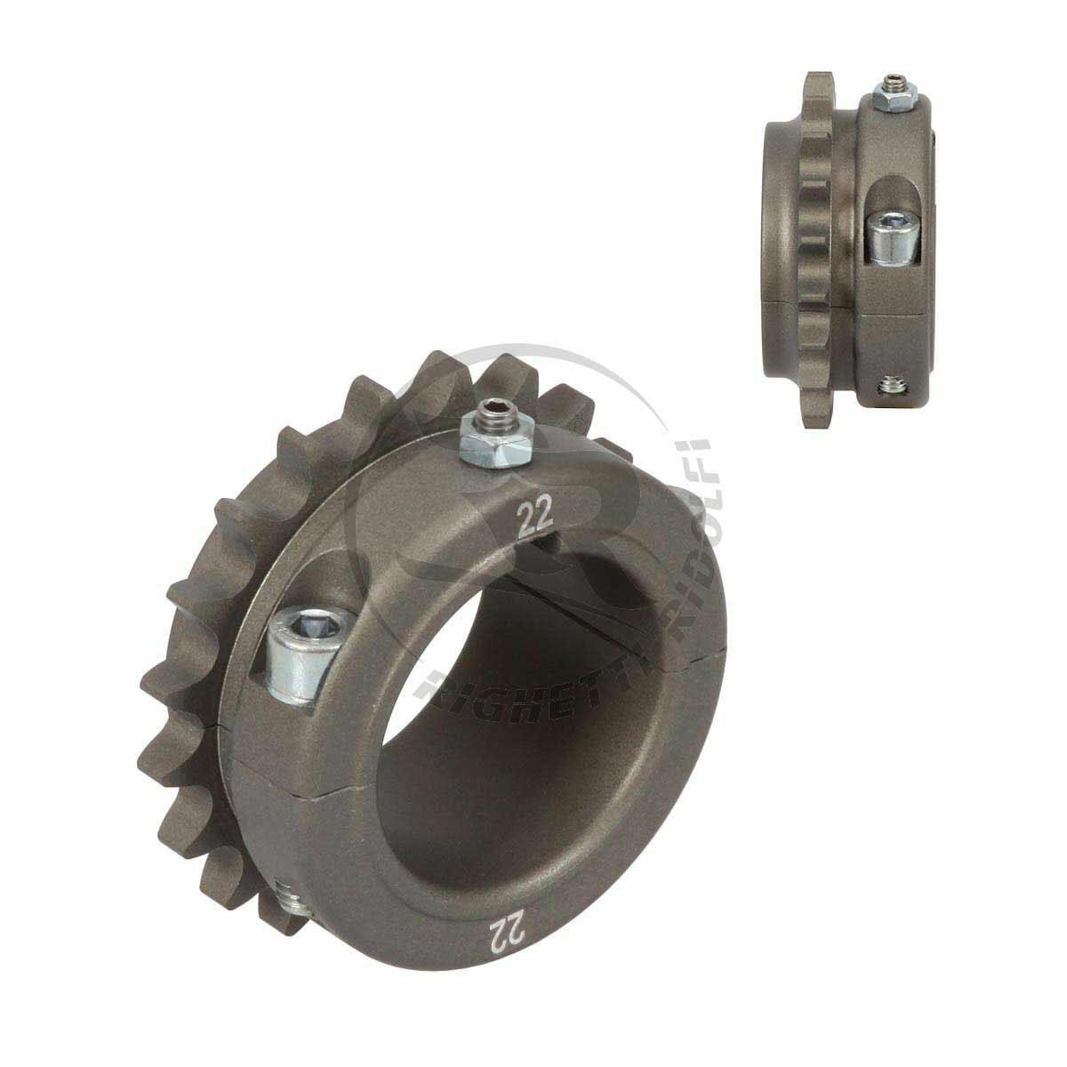 ACHTERTANDWIEL ALUMINIUM 428-22T Ø50mm ACHTERTANDWIEL ALUMINIUM 428-22T Ø50mm Kopen