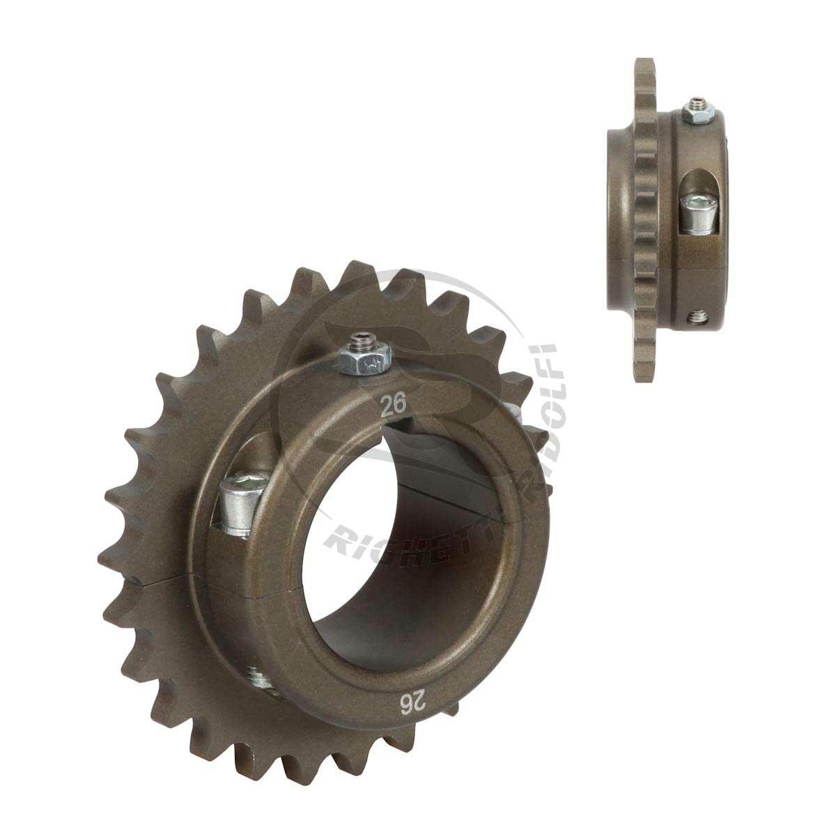 ACHTERTANDWIEL ALUMINIUM 428-26T Ø50mm Kopen