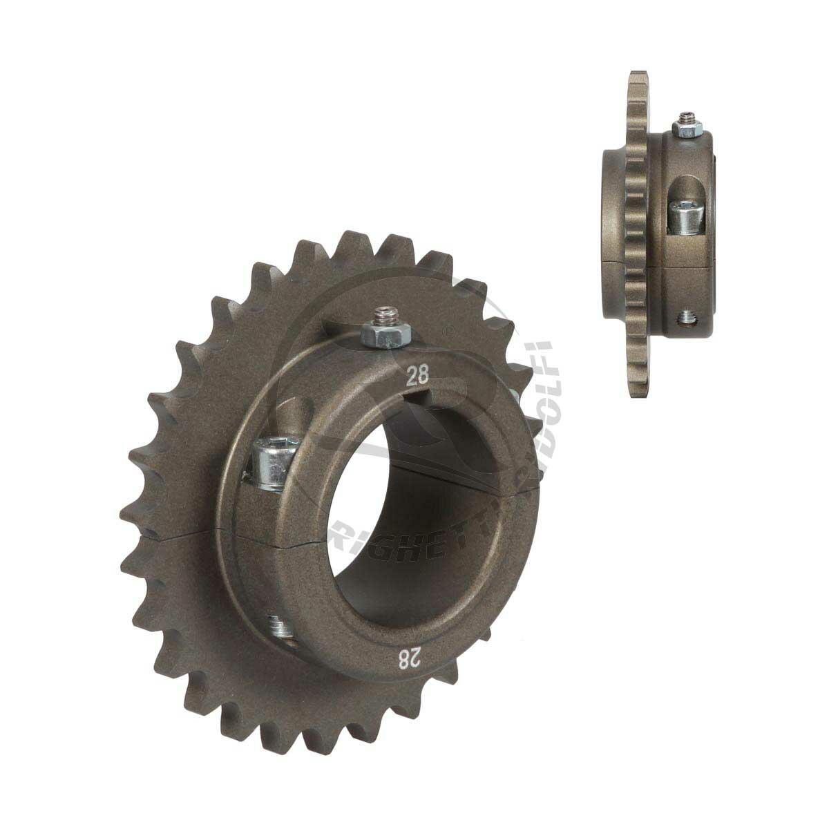 ACHTERTANDWIEL ALUMINIUM 428-28T Ø50mm Kopen