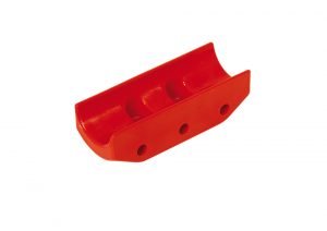 Nylon beschermer 206 x 16 MM Rood