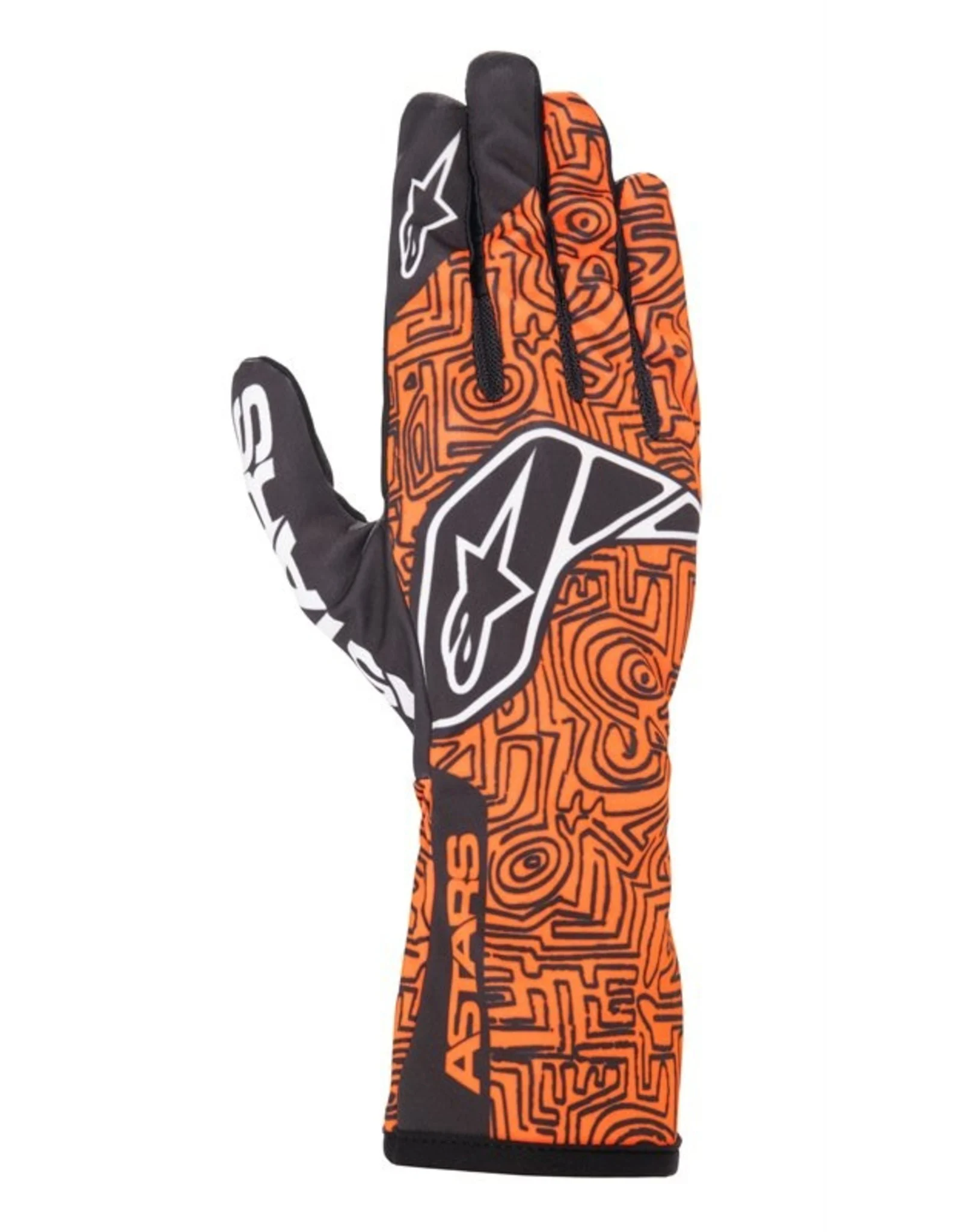 Alpinestars Tech 1-K V2 Vertical Glove Oranje / zwart Kopen