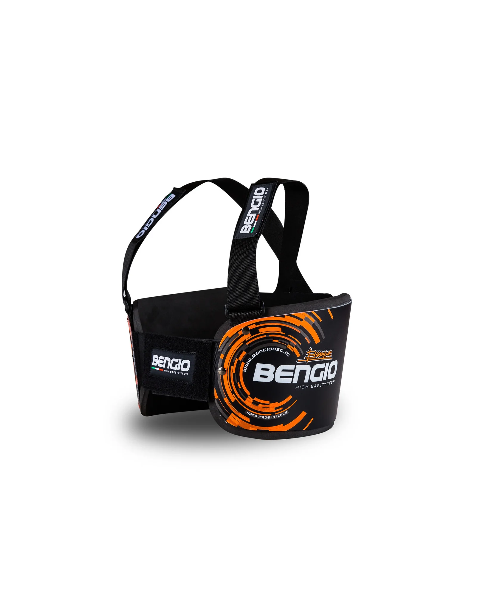 Bengio bumper rib beschermer zwart/fluor oranje Kopen
