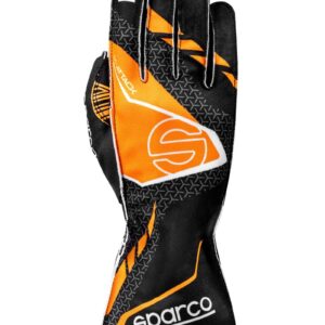 Sparco K-attack kart handschoenen Zwart / oranje