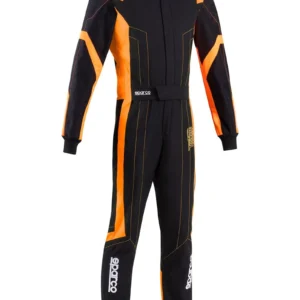 Sparco thunder advanced overall zwart/oranje