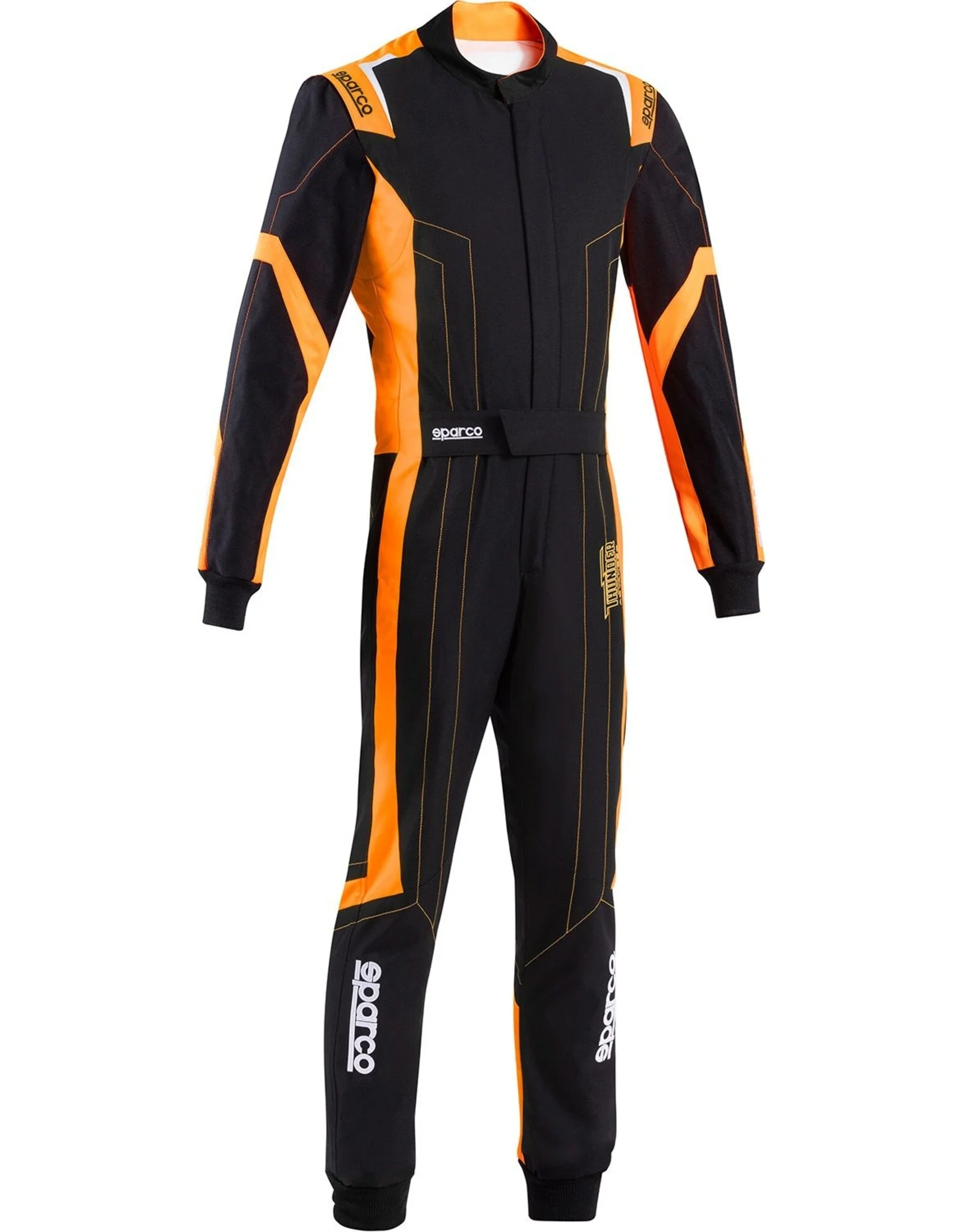 Sparco thunder advanced overall zwart/oranje Kopen